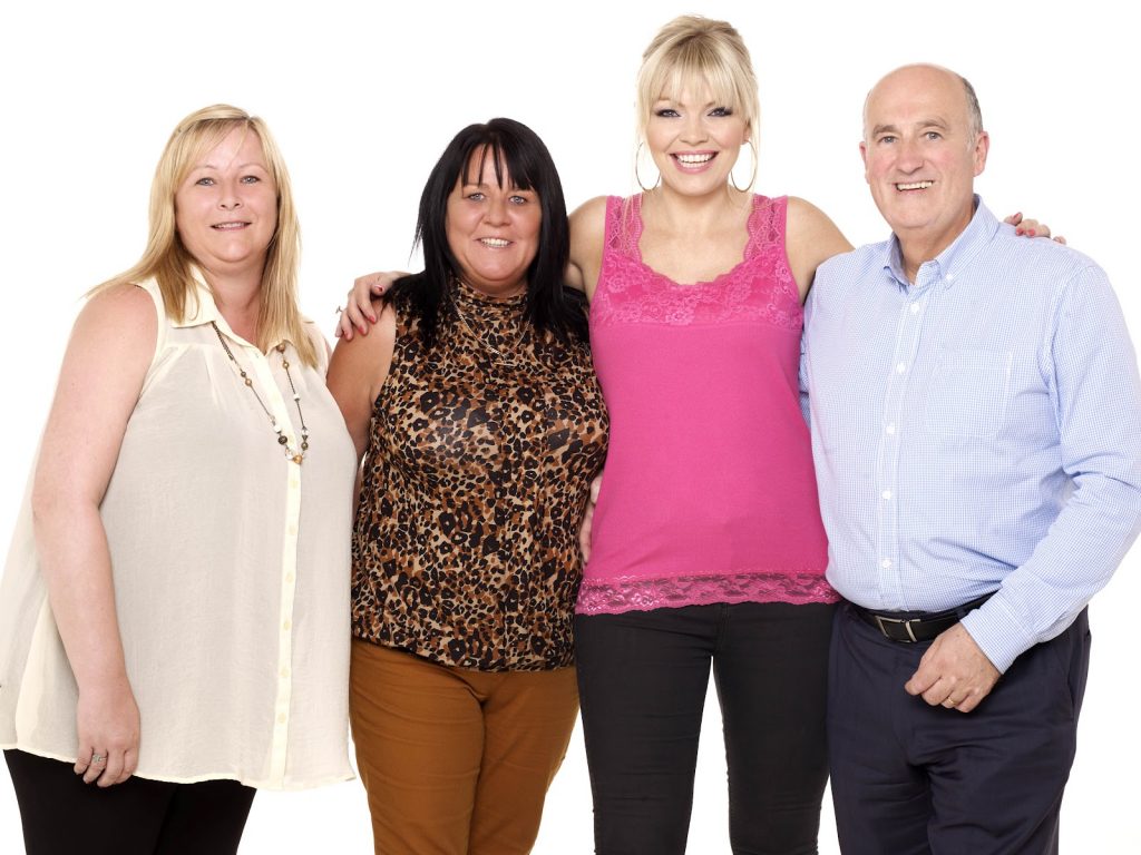 Kate Thornton with Damart colleagues
