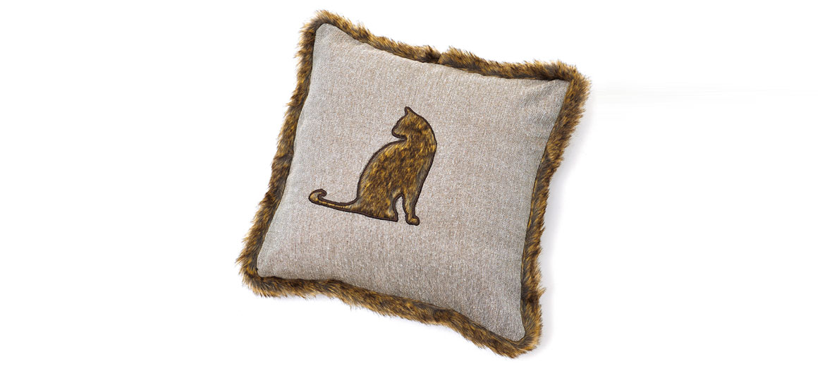 cat and dog cushion living room