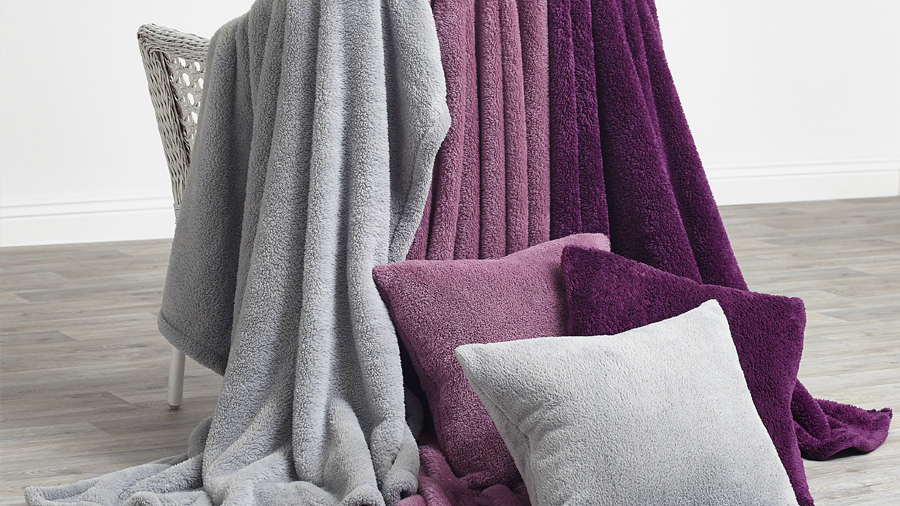 Curl up in cosy throws