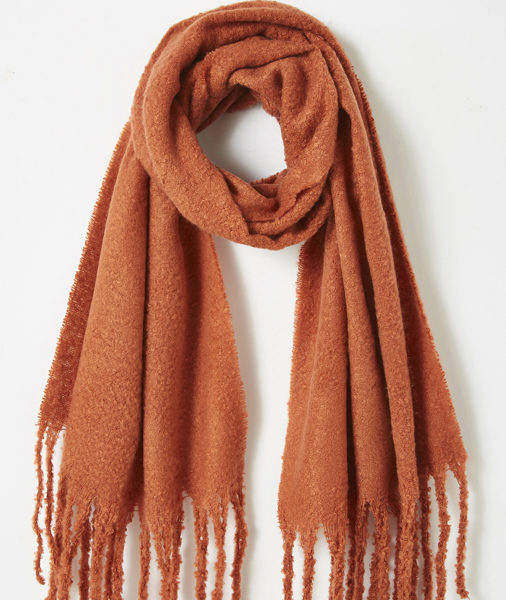 Burnt orange scarf