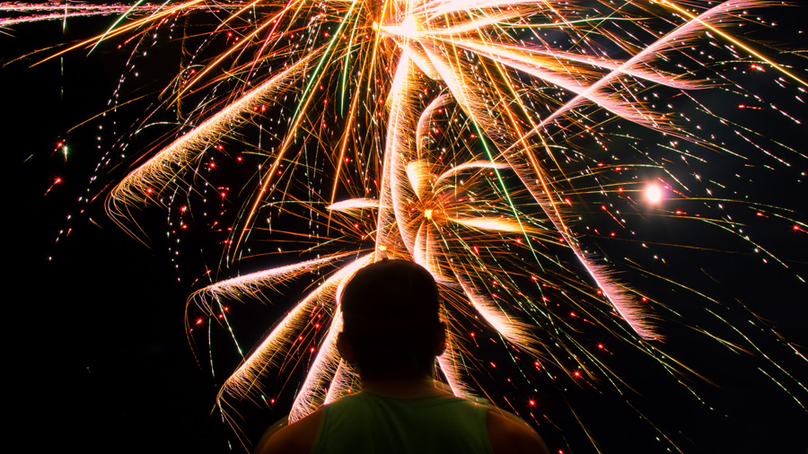 Wimbledon Park fireworks