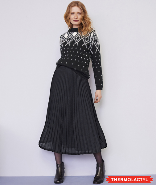 Jumper styles with pleated skirt