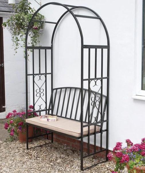 Garden arch with bench seat