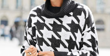 Damart Thermal Dogtooth Design Jumper