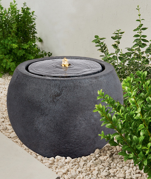 Round LED Water Feature