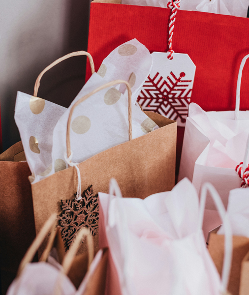 Paper bag easy wrapping 
