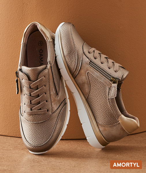 Amortyl Zip and Lace Up Trainers